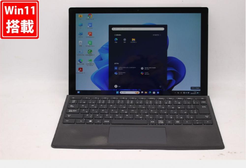 中古良品 2K対応 タッチ 12.3型 Microsoft Surface Pro 6 Windows11 八世代 i5-8350U 8GB NVMe 256GB-SSD カメラ 無線 Office付 中古パソコン 管:1729v