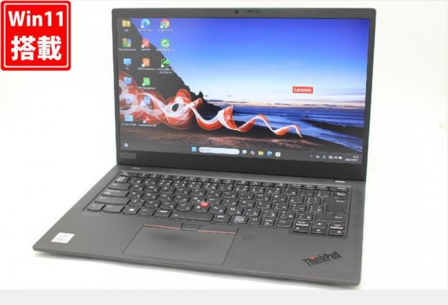 中古良品 フルHD 14型 Lenovo ThinkPad X1 Carbon Gen8 Windows11 第10世代 i5-10210u 16GB NVMe 256GB-SSD カメラ LTE 無線Wi-Fi6 Office付き 中古パソコン 管:0967w