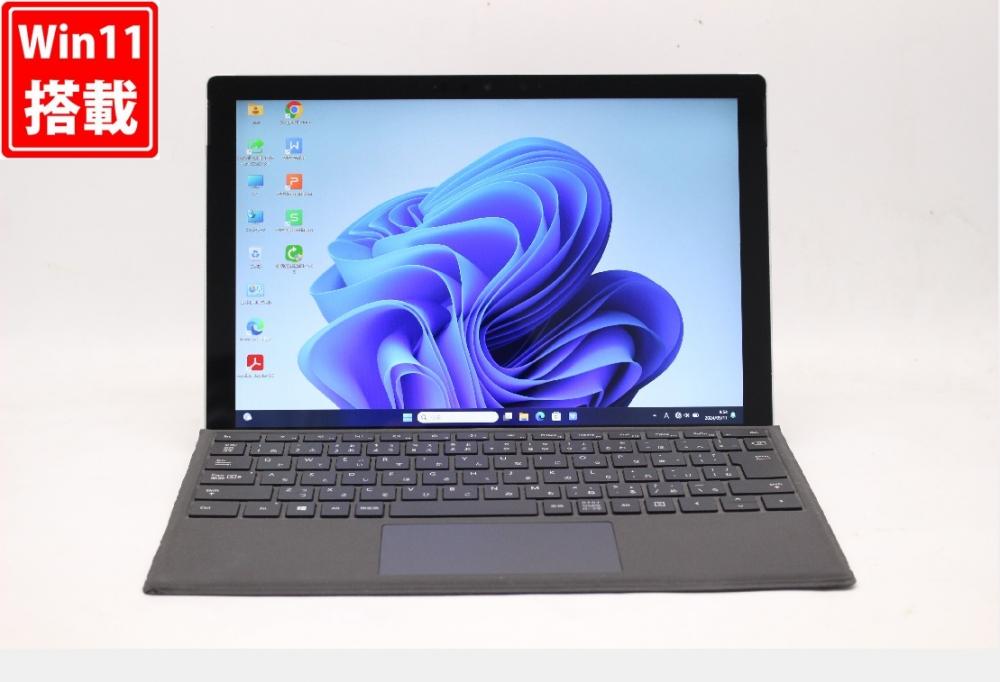 中古良品 2K対応 12.3型 タブレット Microsoft Surface Pro7 Windows11 10世代 i5-1035G4 8GB NVMe 256GB-SSD カメラ 無線Wi-Fi6 Office付 中古パソコン 管:1030w