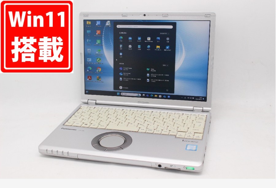 中古良品 フルHD 12.1型 Panasonic CF-SZ6Z Windows11 七世代 i7-7600u 16GB 512GB-SSD カメラ LTE 無線 Office付 中古パソコン 管:0929m