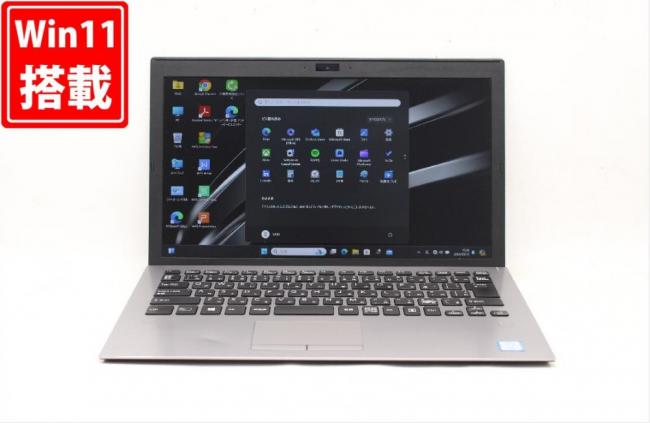 中古 フルHD 13.3型 SONY VAIO VJPG11C11N Windows11 八世代 i5-8250U 8GB 256GB-SSD カメラ 無線 Office付 中古パソコン 税無 管:1538j