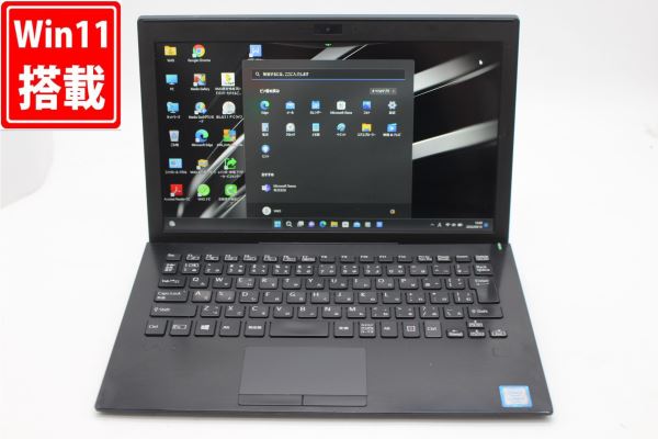  訳有 フルHD 11.6型 SONY VAIO VJPF11C12N Windows11 七世代 i5-7200U 8GB 256GB-SSD カメラ LTE 無線 Office付 中古パソコンWin11 税無