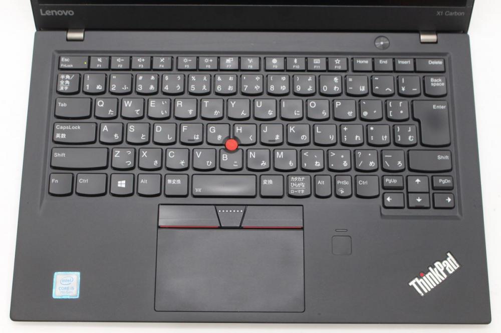  中古 フルHD 14型 Lenovo ThinkPad X1 Carbon (2017 Type-20HQ) Windows11 七世代 i5-7200u 8GB 256GB-SSD カメラ 無線 Office付 中古パソコン