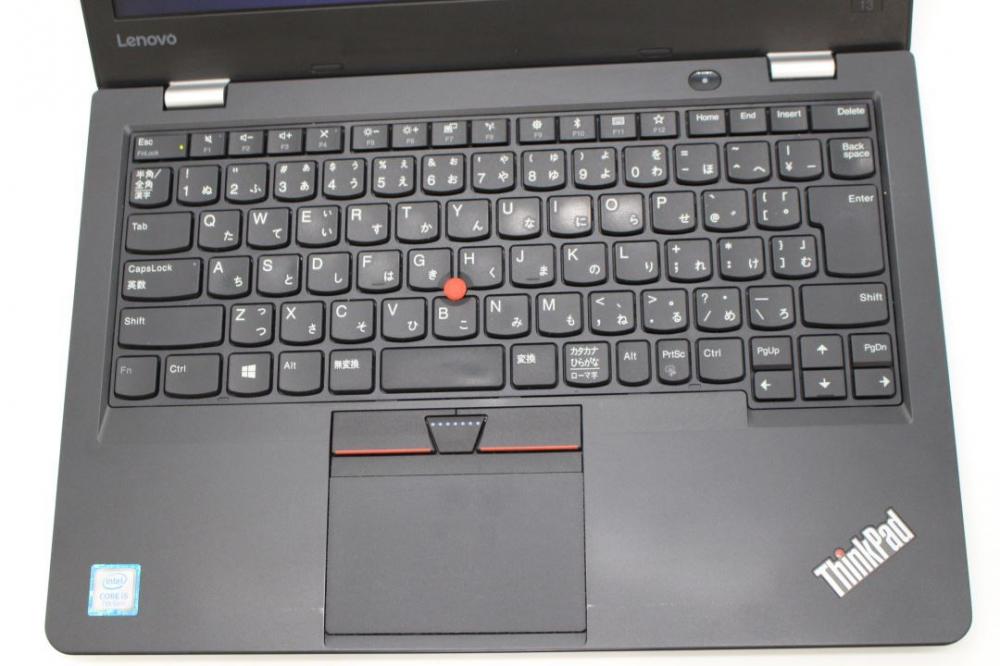 送料無料 即日発送 中古 13.3インチ Lenovo ThinkPad 13  Windows11 高性能 七世代Core i5-7200U 8GB 爆速128GB-SSD カメラ 無線 Office付【ノートパソコン 中古パソコン 中古PC】