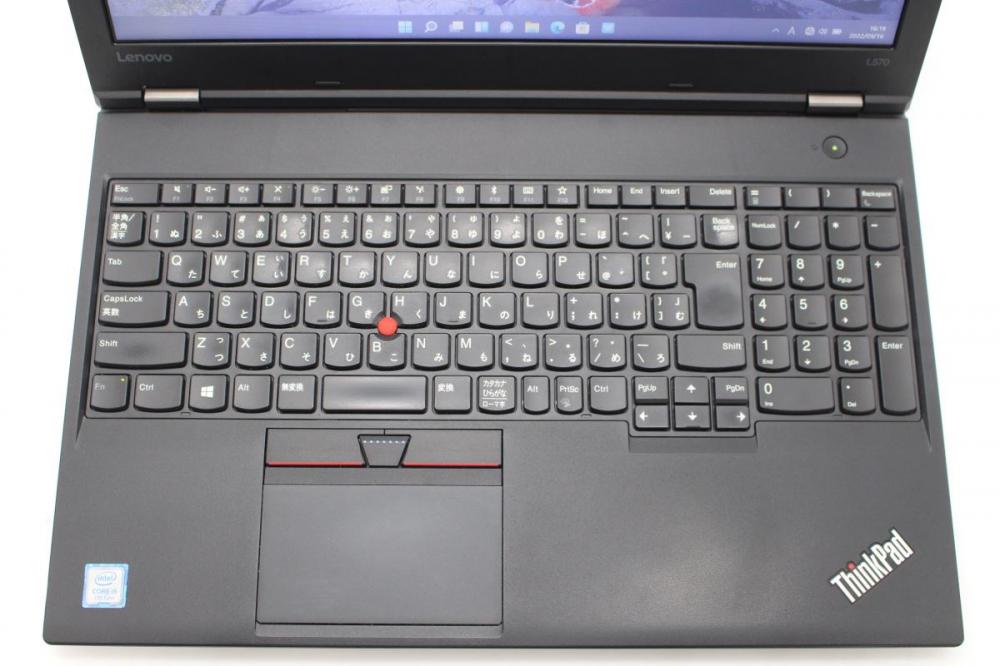 送料無料 即日発送 中古良品 15.6インチ Lenovo ThinkPad L570 Windows11 高性能 七世代Core i5-7200U 8GB 爆速新品256GB-SSD 無線 Office付【ノートパソコン 中古パソコン 中古PC】