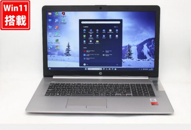 中古美品 17.3型 HP 470 G7 Windows11 第10世代 i5-10210U 8GB NVMe 256GB-SSD AMD Radeon R7 M440 カメラ 無線 Office付き 中古パソコン 管:1447v