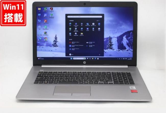 291時間 中古美品 17.3型 HP 470 G7 Windows11 第10世代 i5-10210U 8GB NVMe 256GB-SSD AMD Radeon R7 M440 カメラ 無線 Office付き 中古パソコン 管:1716v