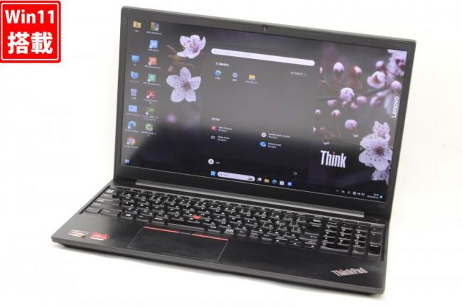 良品 フルHD 15.6型 Lenovo ThinkPad E15 Gen2 Type-20T9 Windows11 AMD Ryzen 5-4500U 8GB NVMe 256GB-SSD カメラ 無線Wi-Fi6 Office付 中古パソコン 管:1824h