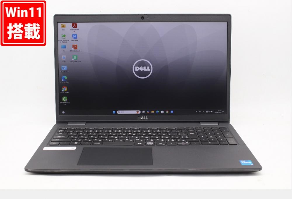 美品 フルHD 15.6型 DELL Latitude 3520 Windows11 11世代 i5-1145G7 32GB NVMe 256GB-SSD カメラ 無線Wi-Fi6 Office付 中古パソコン 管:1200w