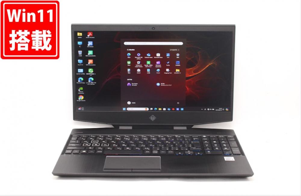 レインボー家電 / ゲーミングPC 良品 300Hz対応フルHD 15.6型 HP OMEN 15-dh1004TX 10世代 i9-10885H  32GB NVMe 512GB + 1TB-HDD NVIDIA GeForce RTX 2080 Super カメラ 無線Wi-Fi6  Office付 管:1503j