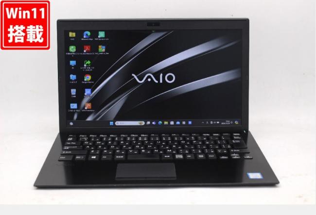 良品 フルHD 13.3型 SONY VAIO VJPG11C11N Windows11 八世代 i5-8250U 8GB 256GB-SSD カメラ 無線 Office付 中古パソコン 税無 管:1100w