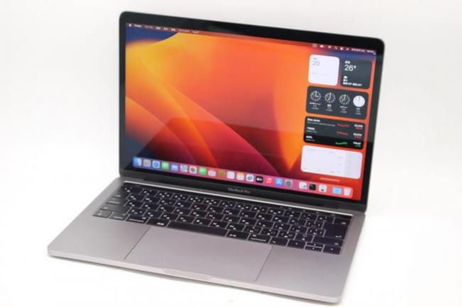 中古 2K対応 13.3型 Apple MacBook Pro A1706 Mid-2017 TouchBar グレー macOS Ventura(正規Win11追加可) 七世代 i7-7267u 16GB NVMe 512GB-SSD カメラ 無線 中古パソコン