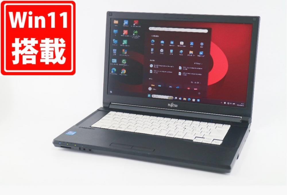 中古 15.6型 Fujitsu LIFEBOOK A7511G Windows11 第11世代 i7-1185G7 16GB NVMe 512GB-SSD 無線Wi-Fi6 Office付き 中古パソコン 管:1529m