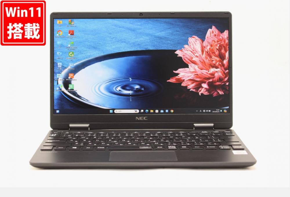 中古美品 フルHD 12.5型 NEC versapro VKT10CZG6 Windows11 10世代 i5-10210Y 8GB NVMe 512GB-SSD カメラ 無線 Office付 中古パソコン 管:1800w