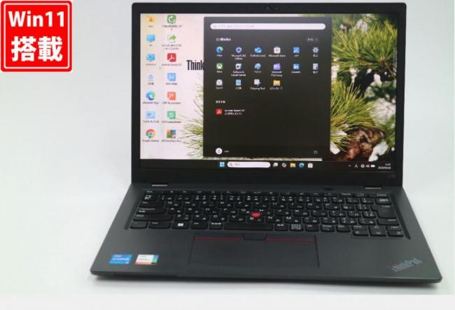充放電回数13回 良品 フルHD対応WUXGA 13.3型 Lenovo ThinkPad L13 Gen4 Windows11 10コア 第13世代 i5-1335U 16GB NVMe 256GB-SSD カメラ 無線Wi-Fi6 Office付き 中古パソコン 管:1542v