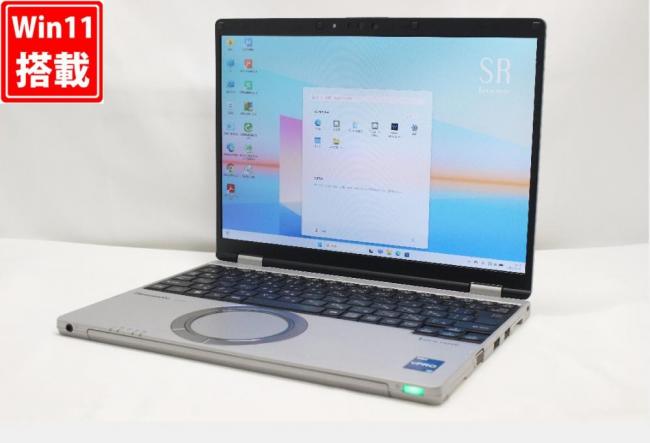 中古 フルHD 12.4型 Panasonic Let's note CF-SR3T12AS Windows11 12コア 第12世代 i7-1270p 16GB NVMe 512GB-SSD カメラ 無線Wi-Fi6 Office付き 中古パソコン 管:1781r