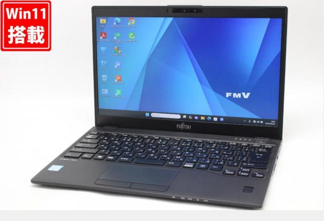 中古良品 フルHD 13.3型 Fujitsu LIFEBOOK U939CX Windows11 第8世代 i5-8265U 8GB 256GB-SSD カメラ 無線 Office付き 中古パソコン 管:1009w
