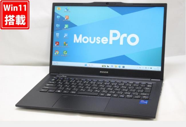 良品 フルHD 14型 mousepro C4I7 Windows11 10コア 第12世代 i7-1255U 16GB NVMe 256GB-SSD カメラ 無線Wi-Fi6 Office付き 中古パソコン 管:1014w