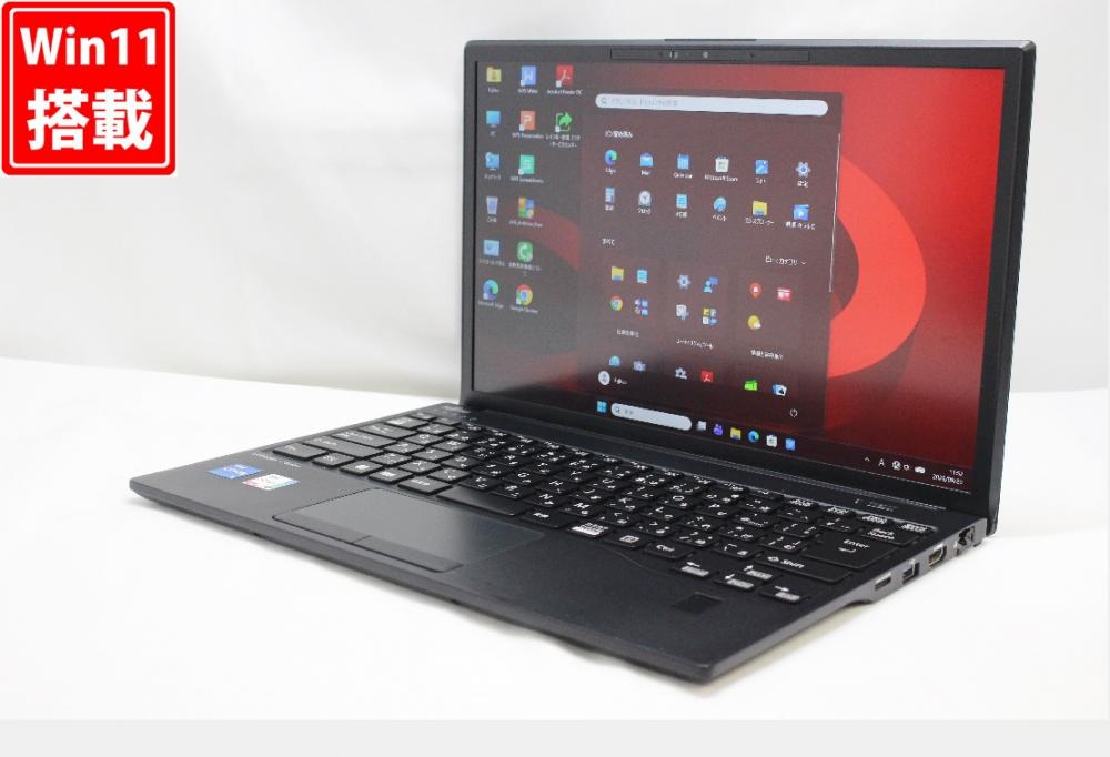充放電回数32回 中古 フルHD対応WUXGA 13.3型 Fujitsu LIFEBOOK U9313MX Windows11 10コア 第12世代 i5-1235u 8GB NVMe 256GB-SSD カメラ LTE 無線Wi-Fi6 Office付き 中古パソコン 管:1382r