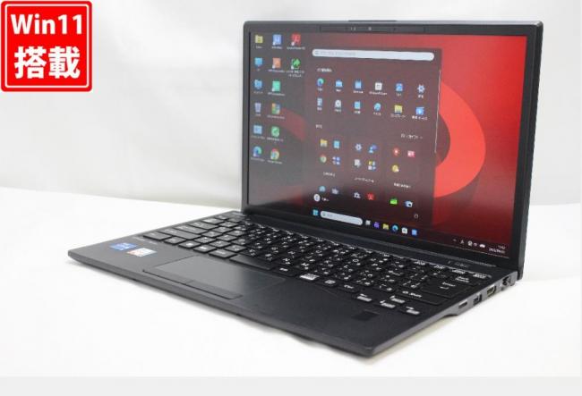 充放電回数32回 中古 フルHD対応WUXGA 13.3型 Fujitsu LIFEBOOK U9313MX Windows11 10コア 第12世代 i5-1235u 8GB NVMe 256GB-SSD カメラ LTE 無線Wi-Fi6 Office付き 中古パソコン 管:1382r