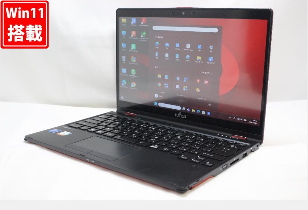 中古良品 フルHD タッチ 13.3型 Fujitsu LIFEBOOK U9311XF 2-in-1 Windows11 第11世代 i7-1185G7 16GB NVMe 256GB-SSD カメラ LTE 無線Wi-Fi6 Office付き 中古パソコン 管:1684r