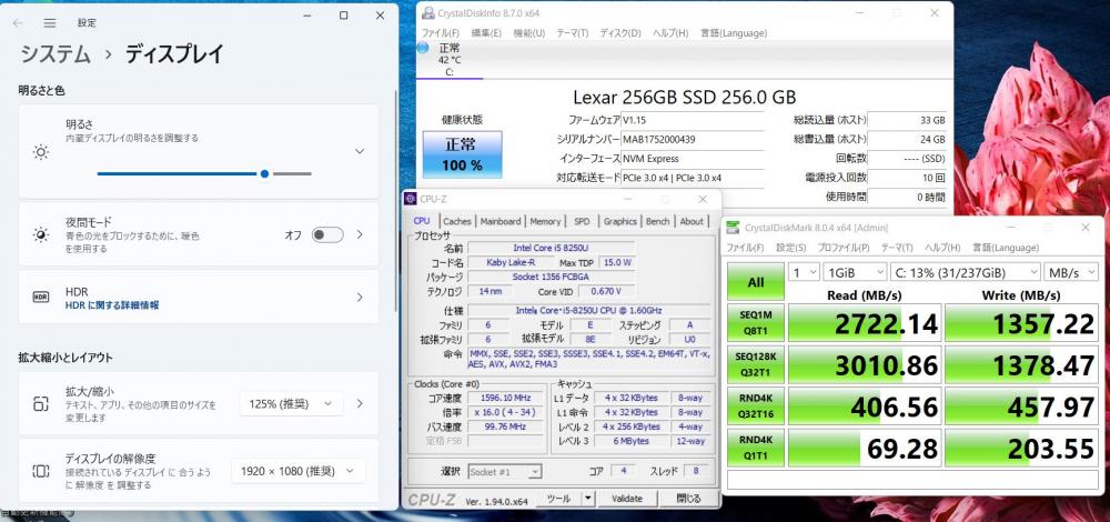 第8世代 Core i5 256GB NEC VersaPro 12.5