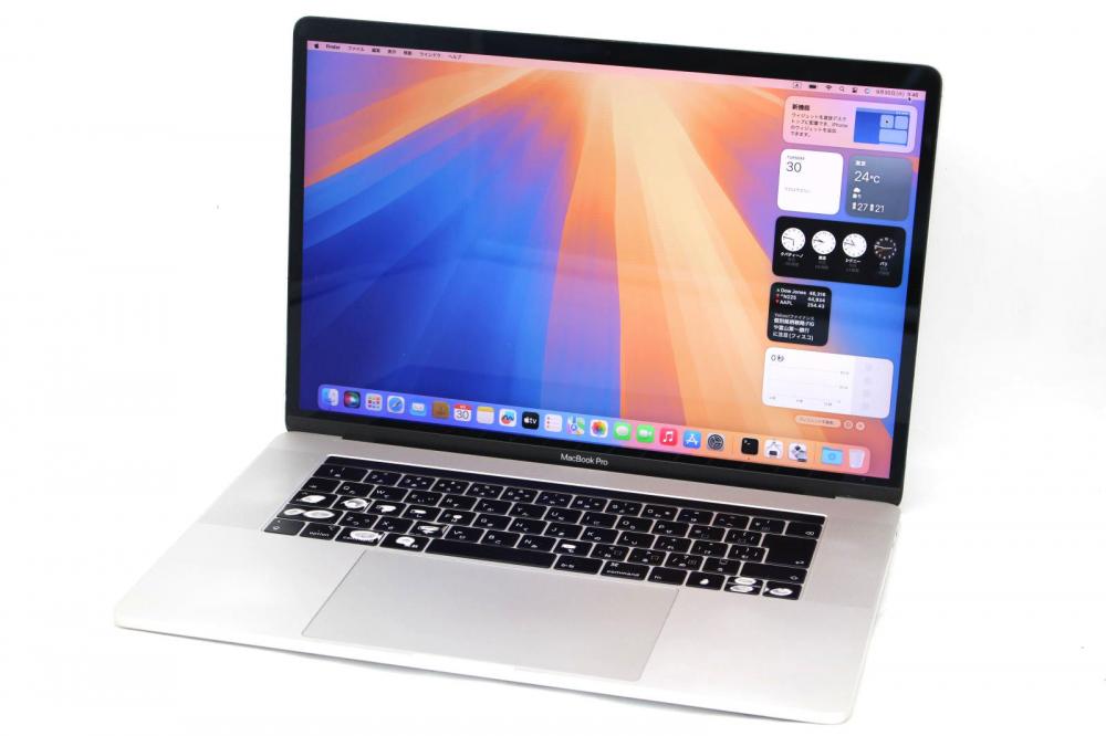 訳有(AC欠品) 2K対応 15.4型 Apple MacBook Pro A1990 2019 (Touch Bar) グレー macOS macOS 15 Sequoia8コア 第9世代 i9-9980HK 32GB NVMe 1TB-SSD Radeon Pro 560X 管:1321h