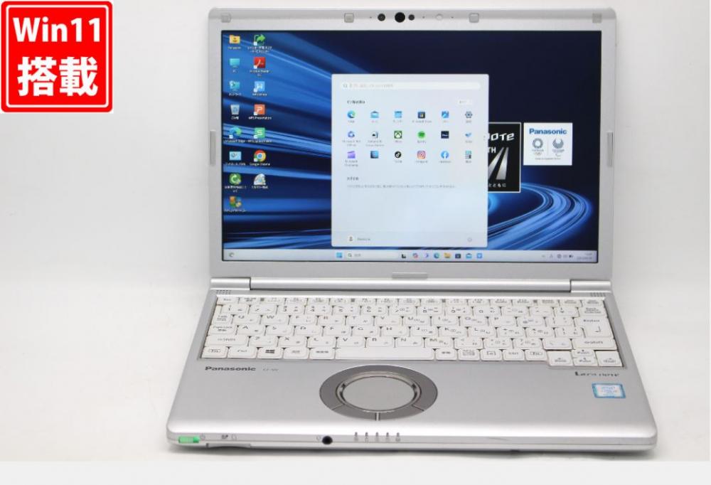 中古良品 フルHD対応WUXGA 12.1型 Panasonic Let's Note CF-SV7TDHVS Windows11 第8世代 i5-8350U 8GB 256GB-SSD カメラ 無線 Office付き 中古パソコン 管:1349v