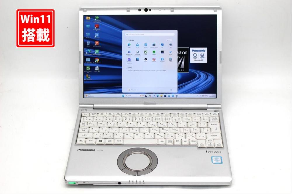 中古 フルHD対応WUXGA 12.1型 Panasonic Let's Note CF-SV7RFCVS Windows11 第8世代 i5-8350U 8GB 256GB-SSD カメラ LTE 無線 Office付き 中古パソコン 管:1603s