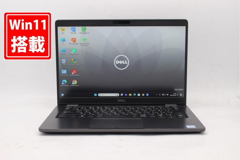 中古良品 フルHD 13.3型 DELL Latitude 5300 Windows11 八世代 i5-8265u 8GB NVMe 256GB-SSD カメラ LTE 無線 Office付 中古パソコン 管:1614x