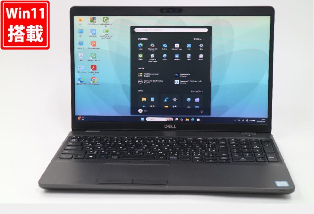 良品 フルHD 15.6型 DELL Latitude 5501 Windows11 第9世代 i7-9850H 16GB NVMe 512GB-SSD NVIDIA GeForce MX150 カメラ 無線 Office付き 中古パソコン 管:1023v