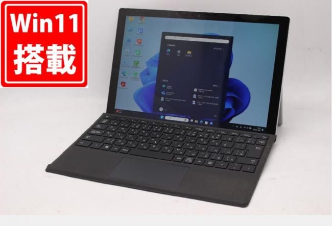 中古良品 2K対応 タッチ 12.3型 Microsoft Surface Pro6 Model.1796 Windows11 八世代 i5-8350u 8GB NVMe 128GB-SSD カメラ 無線 Office付 中古パソコン 管:1333m