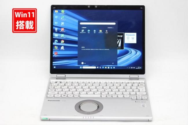 中古 2.8K対応 タッチ 12.1型 Panasonic Let’s note CF-QV9RDAVS Windows11 第10世代 i5-10310u 8GB NVMe 256GB-SSD カメラ 無線Wi-Fi6 Office付き 中古パソコン 管:1307s