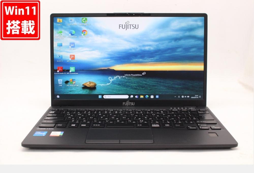 良品 フルHD 13.3型 Fujitsu LIFEBOOK U9311F Windows11 第11世代 i5-1135G7 8GB NVMe 256GB-SSD カメラ 無線Wi-Fi6 Office付 中古パソコン 管:1700w