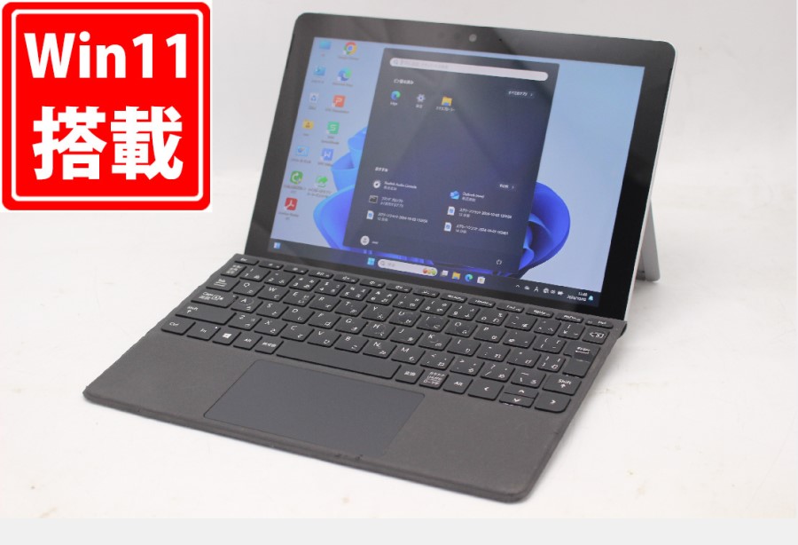 充放電回数78回  622時間 中古 タッチ 10型 Microsoft Surface GO Model.1825 Windows11 Pentium 4415Y 8GB NVMe 128GB-SSD カメラ LTE 無線 Office付 中古パソコン 管:1404m