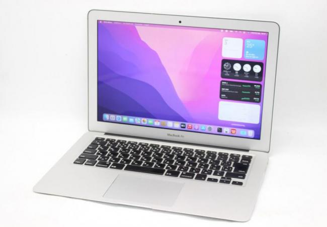 良品 13.3型 Apple MacBook Air A1466 Early-2015 macOS 12 Monterey(正規Win11追加可) 五世代 i7-5650U 8GB 512GB-SSD カメラ 無線 中古パソコン 管:1620h