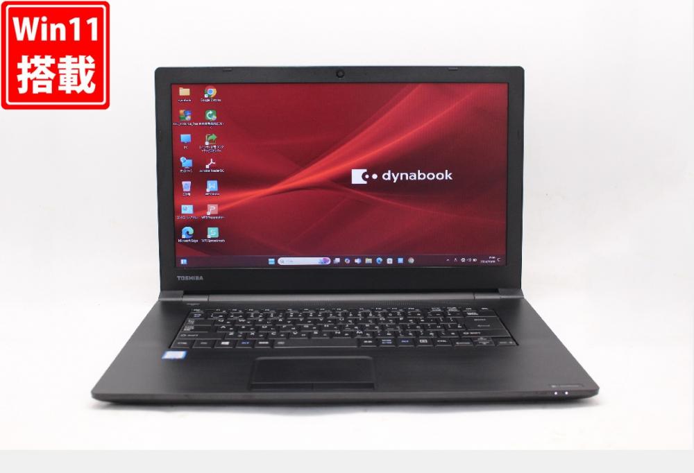 美品 15.6型 TOSHIBA dynabook B65M Windows11 八世代 i7-8550U 8GB 128GB-SSD カメラ 無線 Office付 中古パソコンWin11 税無 管:1830w