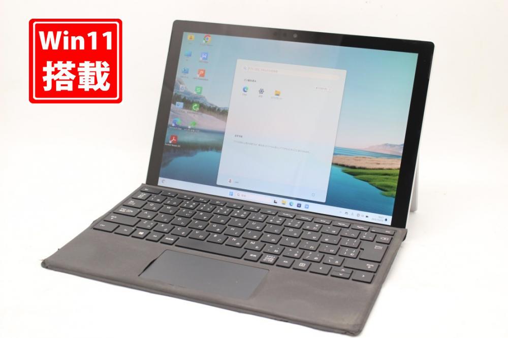 中古 2K対応 タッチ 12.3型 Microsoft Surface Pro6 Windows11 第8世代 i5-8350u 8GB NVMe 128GB-SSD カメラ 無線 Office付き 中古パソコン 管:1026k