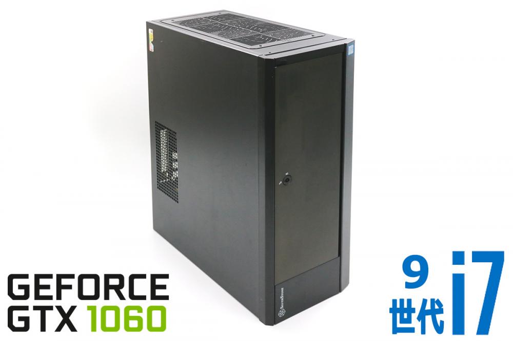 ゲーミングPC 良品 SilverStone 横型ATX Windows11 8コア 第9世代 i7-9700K 16GB NVMe 256GB-SSD + 1TB-HDD NVIDIA GeForce GTX1060 無線 Office付き 中古パソコン 管:1518f