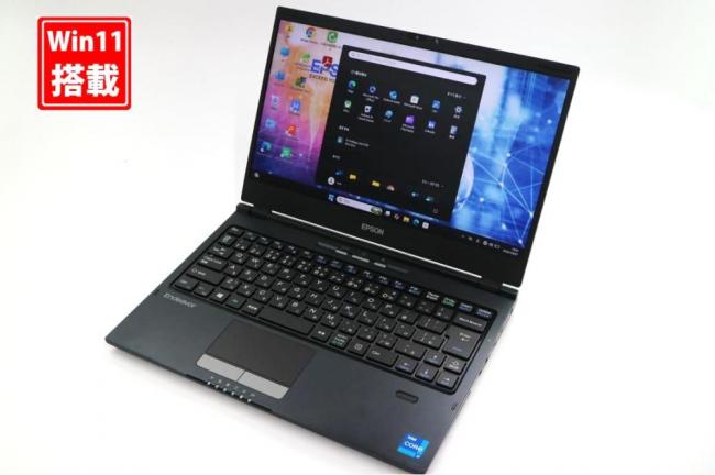 良品 フルHD 13.3型 エプソン EPSON NA521E Windows11 第11世代 i7-1165G7 16GB NVMe 256GB-SSD カメラ 無線Wi-Fi6 Office付き 中古パソコン 管:1516s