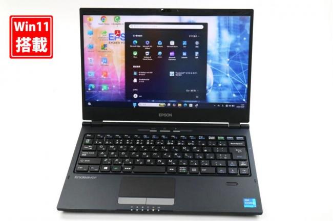 使用133時間 良品 フルHD 13.3型 エプソン EPSON NA521E Windows11 第11世代 i7-1165G7 16GB NVMe 256GB-SSD カメラ 無線Wi-Fi6 Office付き 中古パソコン 管:1624s