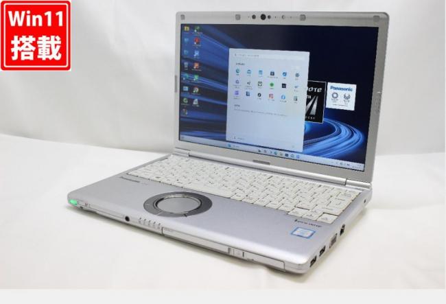 中古 フルHD対応WUXGA 12.1型 Panasonic Let's Note CF-SV8SFKVS Windows11 第8世代 i7-8665u 16GB 512GB-SSD カメラ LTE 無線 Office付き 中古パソコン 管:1886r