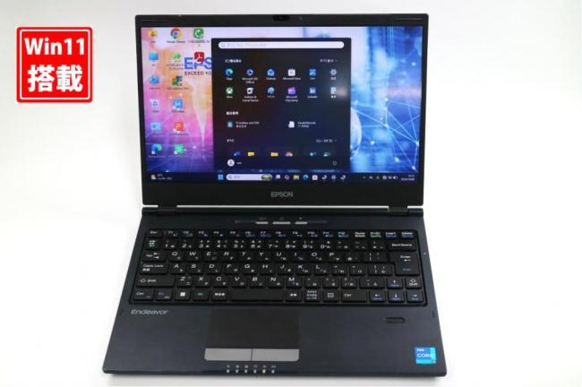 良品 フルHD 13.3型 エプソン EPSON NA521E Windows11 第11世代 i7-1165G7 16GB NVMe 256GB-SSD カメラ 無線Wi-Fi6 Office付き 中古パソコン 管:0909s