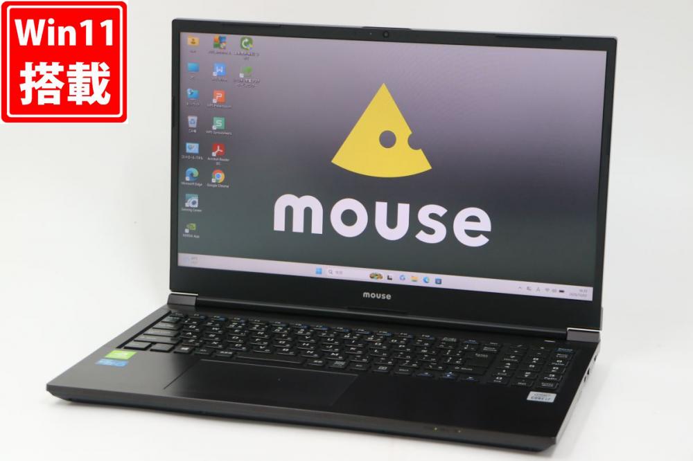 中古 フルHD 15.6型 Mouse マウスコンピューター K5-i7CMLCB Windows11 第10世代 i7-10750H 16GB NVMe 1TB-SSD NVIDIA GeForce MX350 カメラ 無線Wi-Fi6 Office付き 中古パソコン 管:1354h