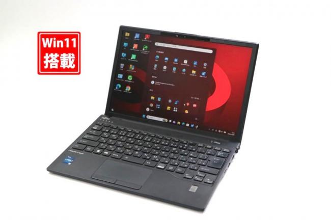 良品 フルHD対応WUXGA 13.3型 Fujitsu LIFEBOOK U9313M Windows11 14コア 第13世代 i7-1370p 8GB NVMe 256GB-SSD カメラ 無線Wi-Fi6 Office付き 中古パソコン 管:1022s