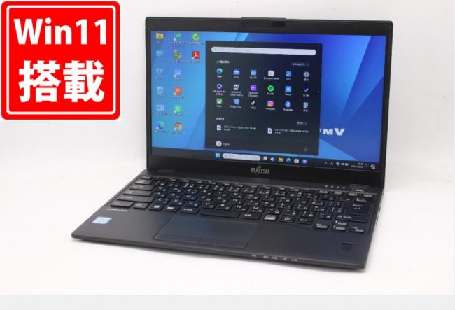 中古良品 フルHD 13.3型 Fujitsu LIFEBOOK U939B Windows11 八世代 i5-8365U 8GB 256GB-SSD 無線 Office付 中古パソコン 税無 管:1840m