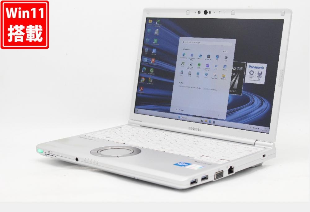 中古 フルHD対応WUXGA 12.1型 Panasonic Let's note CF-SV1RDLVS Windows11 第11世代 i5-1145g7 16GB NVMe 256GB-SSD カメラ 無線Wi-Fi6 Office付き 中古パソコン 管:0953r