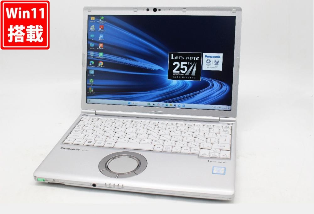 中古 フルHD対応WUXGA 12.1型 Panasonic Let's note CF-SV8R11VS Windows11 第8世代 i5-8365U 16GB 256GB-SSD カメラ LTE 無線 Office付き 中古パソコン 管:1062w