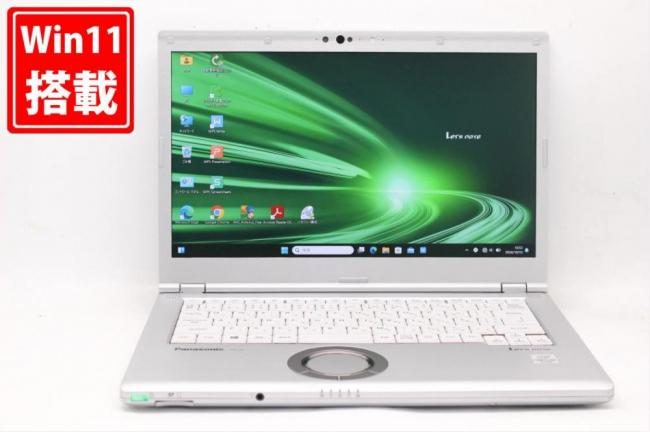 充放電回数74回  中古 フルHD 14型 Panasonic Let's note CF-LV9RDHVS Windows11 第10世代 i5-10310u 8GB NVMe 256GB-SSD カメラ 無線Wi-Fi6 Office付 中古パソコン 管:1642x