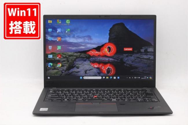 NVMe 新品256GB-SSD 中古良品 フルHD 14型 Lenovo ThinkPad X1 Carbon Gen 8 Windows11 第10世代 i5-10310u 8GB カメラ 無線Wi-Fi6 Office付 中古パソコン 管:1343x